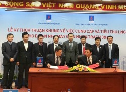 agreement on supplying and consuming lng for nhon trach 3 and 4 power plants