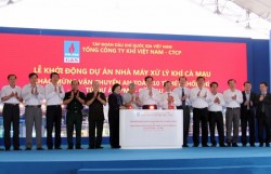 starting the construction of ca mau gas processing project