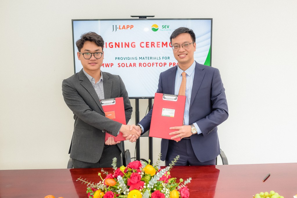 SEV và JJ-LAPP tăng cường hợp tác trong các dự án điện mặt trời tại Việt Nam