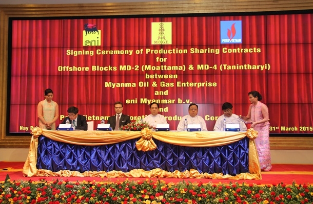 PVEP has signed  a Production Sharing Contract (PSC) in Myanmar