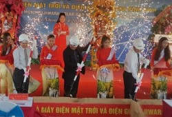 ground breaking binh dinh fujiwara solar and wind power project in binh dinh province