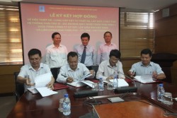signing the contract for the ash and slag discharging system of thai binh 2 thermal power plant
