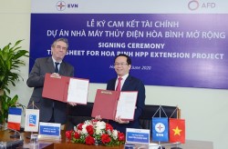 Signing financial commitment for Hoa Binh Extended Hydropower Project