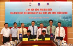 power purchasing contract signing for vung ang tpp no1