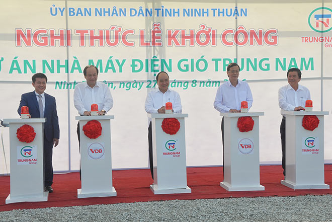 Trung Nam Wind power project construction commences