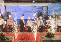 Starting construction of V1-2 wind power project  in Tra Vinh