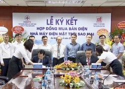 Signing Power Purchase Agreement for Sao Mai Solar Power Project