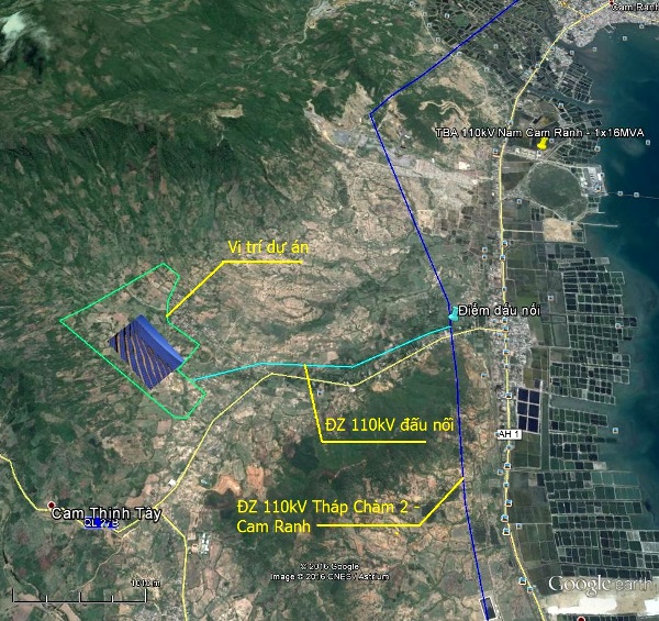 The solar PV project of EVN CPC in Khanh Hoa province has been agreed to a new location