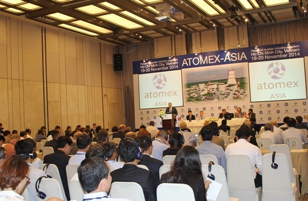 Nuclear industry supplier forum Atomex Asia 2014 started in Vietnam