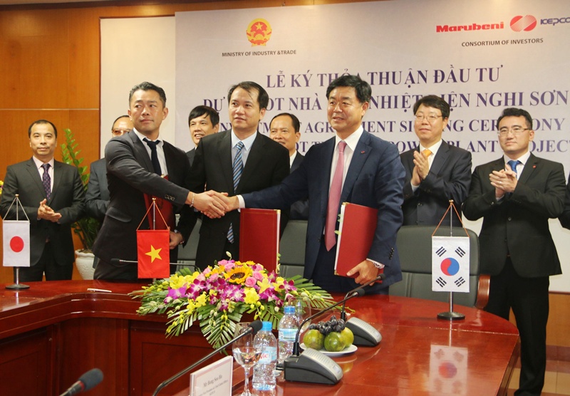 Signing the Agreement for investment in Nghi Son 2  BOT Thermal Power Project