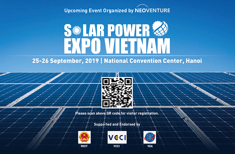 Vietnam Solar Power Expo 2019 will be held in Hanoi in September