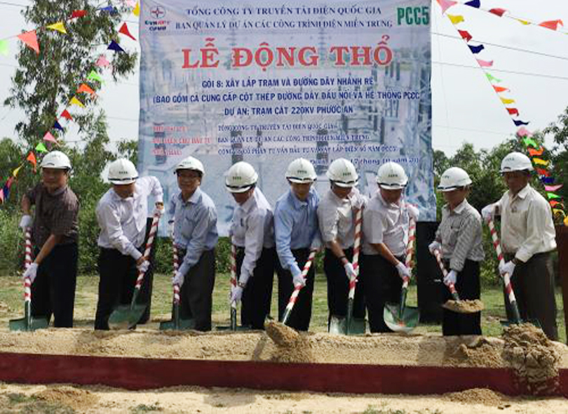 Staring construction of Phuoc An 220 kV switch substation