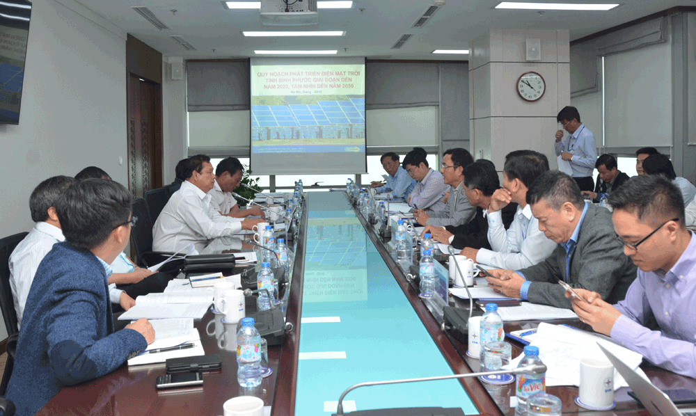 Comments of Ministry of construction on solar power project in Binh Phuoc province