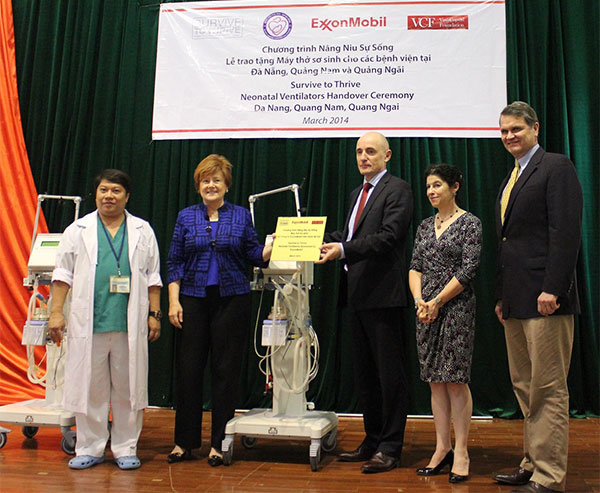 ExxonMobil donates pediatric ventilators to Vietnam’s hospitals