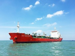 pv trans receives a large oil tanker